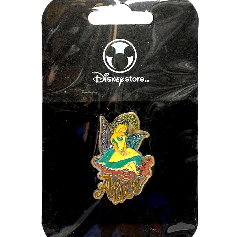 Disney Store Exclusive Alice In Wonderland Pin 2008 10th Anniversary MIP New